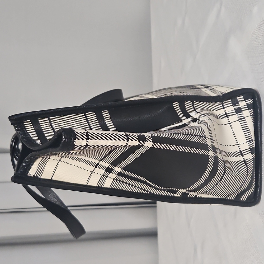 Talbots Plaid Oversized Commuter/Work Tote - Picture 4 of 11